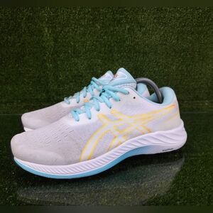 ASICS Gel Excite 9 Women's Running Shoes - White and Blue